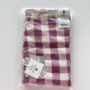 Kate Quinn Organics Orchid Gingham Single Layer Swaddle Blanket